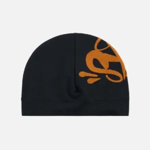 Syna Naranja Logo Syna World Gorro Negro