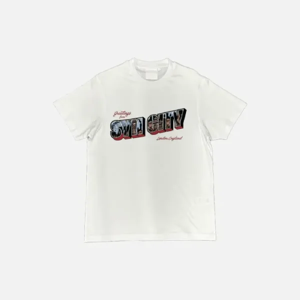 Postal Camiseta – Blanco / Rojo / Azul