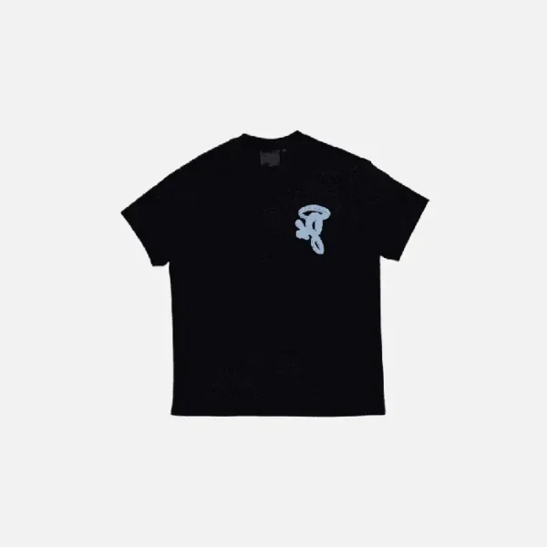 Camiseta con el logotipo de Syna – Negra/Negra