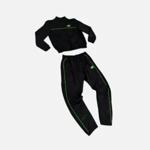 Chándal con logo de Syna – Negro/Verde