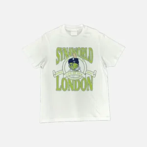Camiseta universitaria – Blanco/Verde