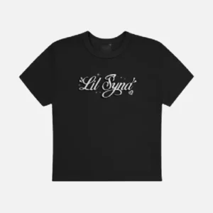 Camiseta Lil Synaworld Para Mujeres – Negro