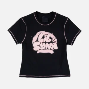 Camiseta recortada sin mangas de logo Lil de mujeres Synaworld
