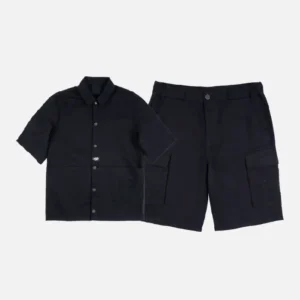 Conjunto corto de trabajo Syna World – Negro