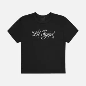 Camiseta Sin Logo Lil de Mujer – Negro