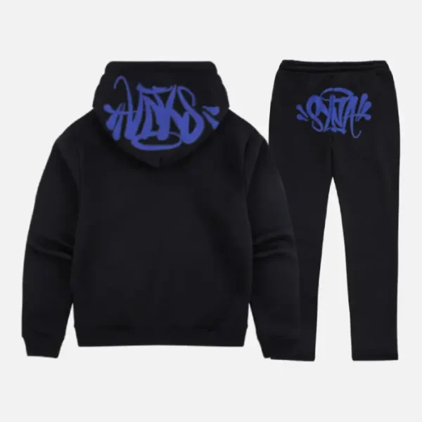 Syna World Azul Logo Chandal Negro - Image 2