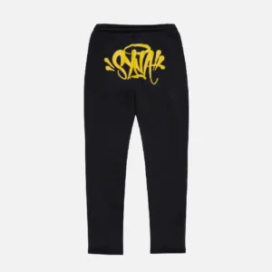 Pantalon Syna World Amarilla Logo – Negro