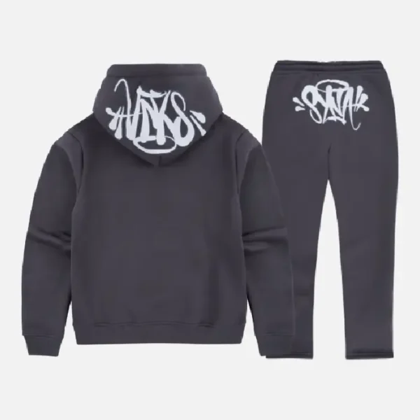 Syna World Gris Logo Chandal Negro - Image 2