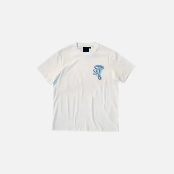 Camiseta con el logotipo de Syna – Blanco/Azul