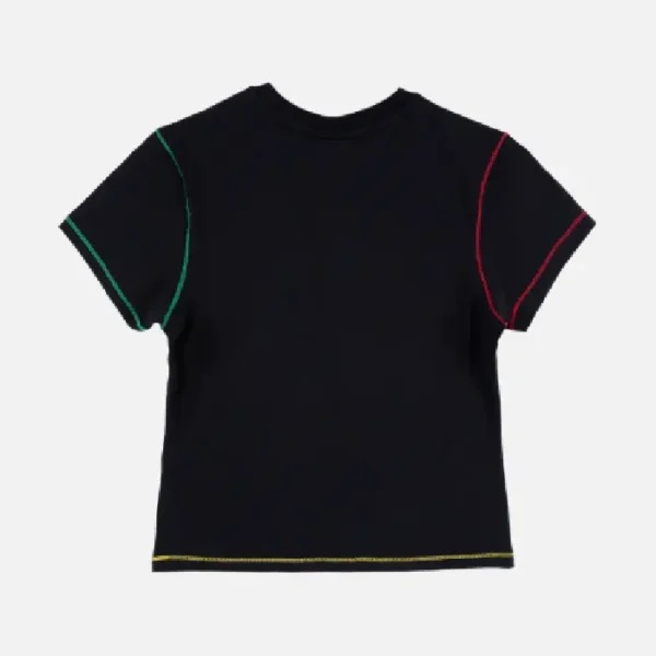 Camiseta recortada sin mangas de logo Lil de mujeres Synaworld – Negra - Image 2