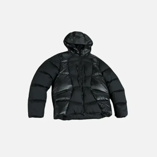 Chaqueta Acolchada con ondas ‘Syna Logo’ negra