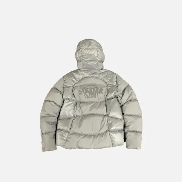 Chaqueta acolchada ‘Syna Logo’ Wave gris - Image 2