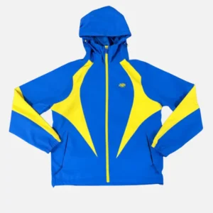 Chaqueta Tejida Syna Logo Vortex – Azul