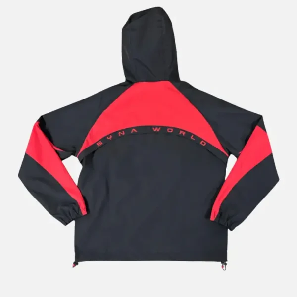 Chaqueta Tejida Syna Logo Vortex – Negro/Rojo - Image 2