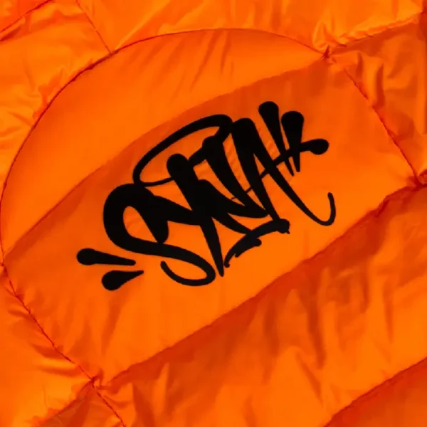 Chaqueta acolchada Syna Wave – Naranja - Image 4