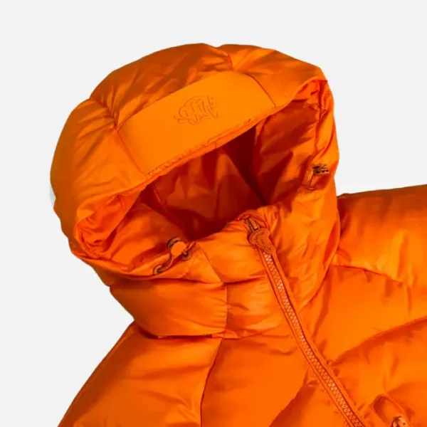 Chaqueta acolchada Syna Wave – Naranja - Image 3