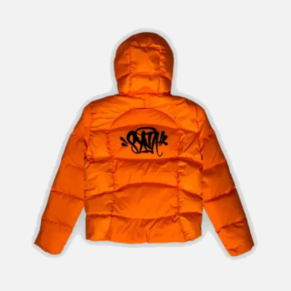 Chaqueta acolchada Syna Wave – Naranja - Image 2