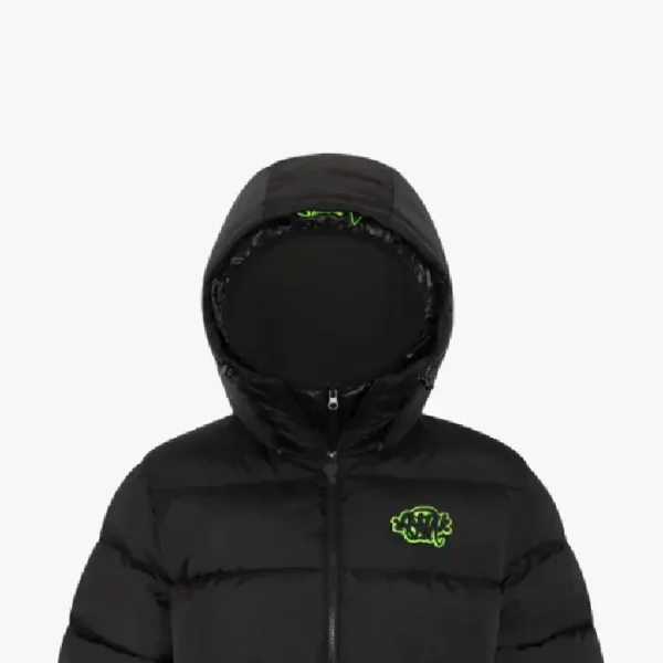 Chaqueta con capucha Syna World – Verde/Negro - Image 2