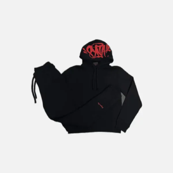 Chándal ‘Syna Logo’ – Negro/Rojo