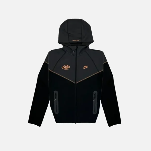 Conjunto de polar técnico Central CEE x Nike – Sudadera con capucha negra