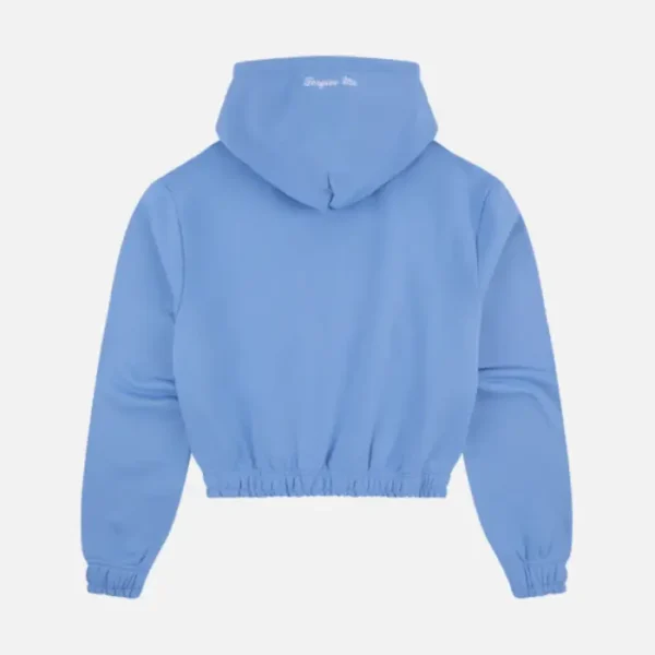 Sudadera Crop Patch de Synaworld Para Mujeres – Azul - Image 2