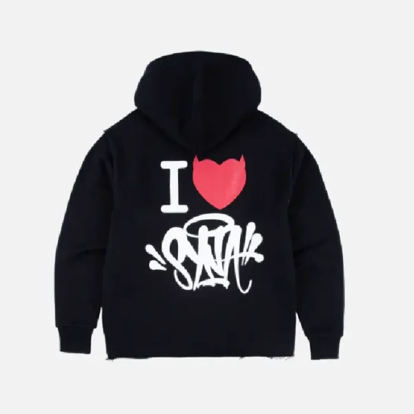 Sudadera I Heart Synaworld – Negro - Image 2