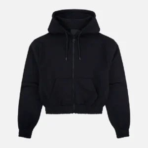 Sudadera con cremallera para mujer – Black