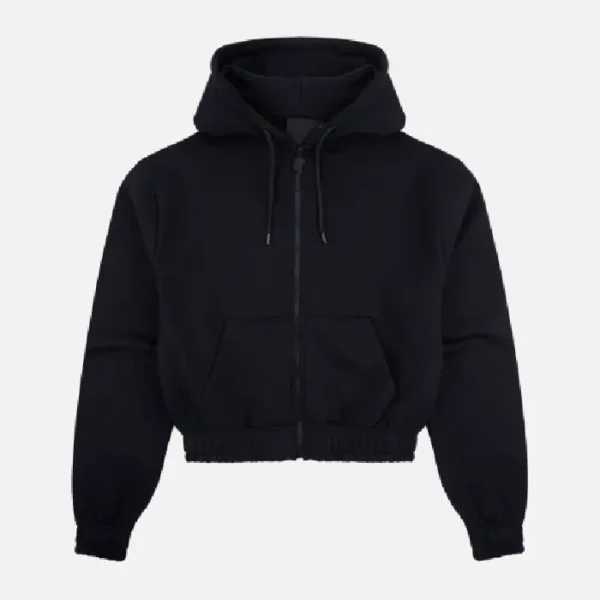 Sudadera con cremallera para mujer – Black
