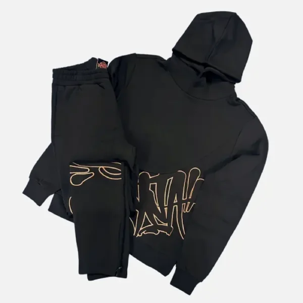 Sudadera Con Capucha Logo Slice – Negro/Oro Rosa - Image 2