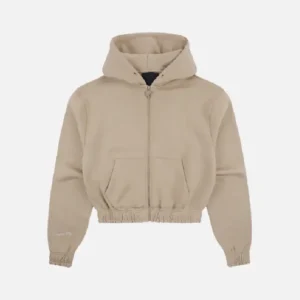 Sudadera con cremallera para mujer – Marrón
