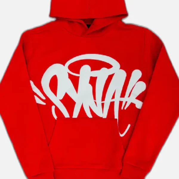 Sudadera Con Capucha Synaworld ‘Syna Logo’ Roja - Image 2