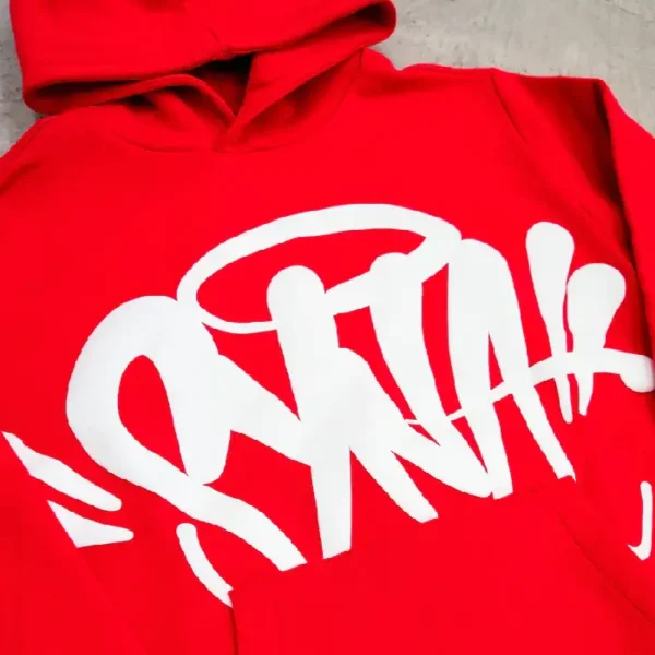 Sudadera Con Capucha Synaworld ‘Syna Logo’ Roja - Image 3