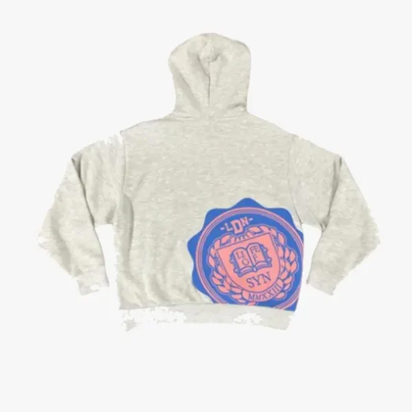 Sudadera con capucha Syna Crest Pack Logo – Blanco/Rosa - Image 2