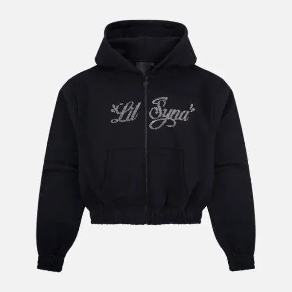 Sudadera Lil Synaworld para mujeres – Negra